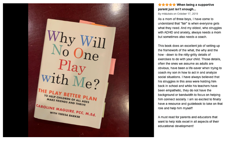 Why Will No One Play with Me?: The Play Better Plan to Help Children of All  Ages Make Friends and Thrive